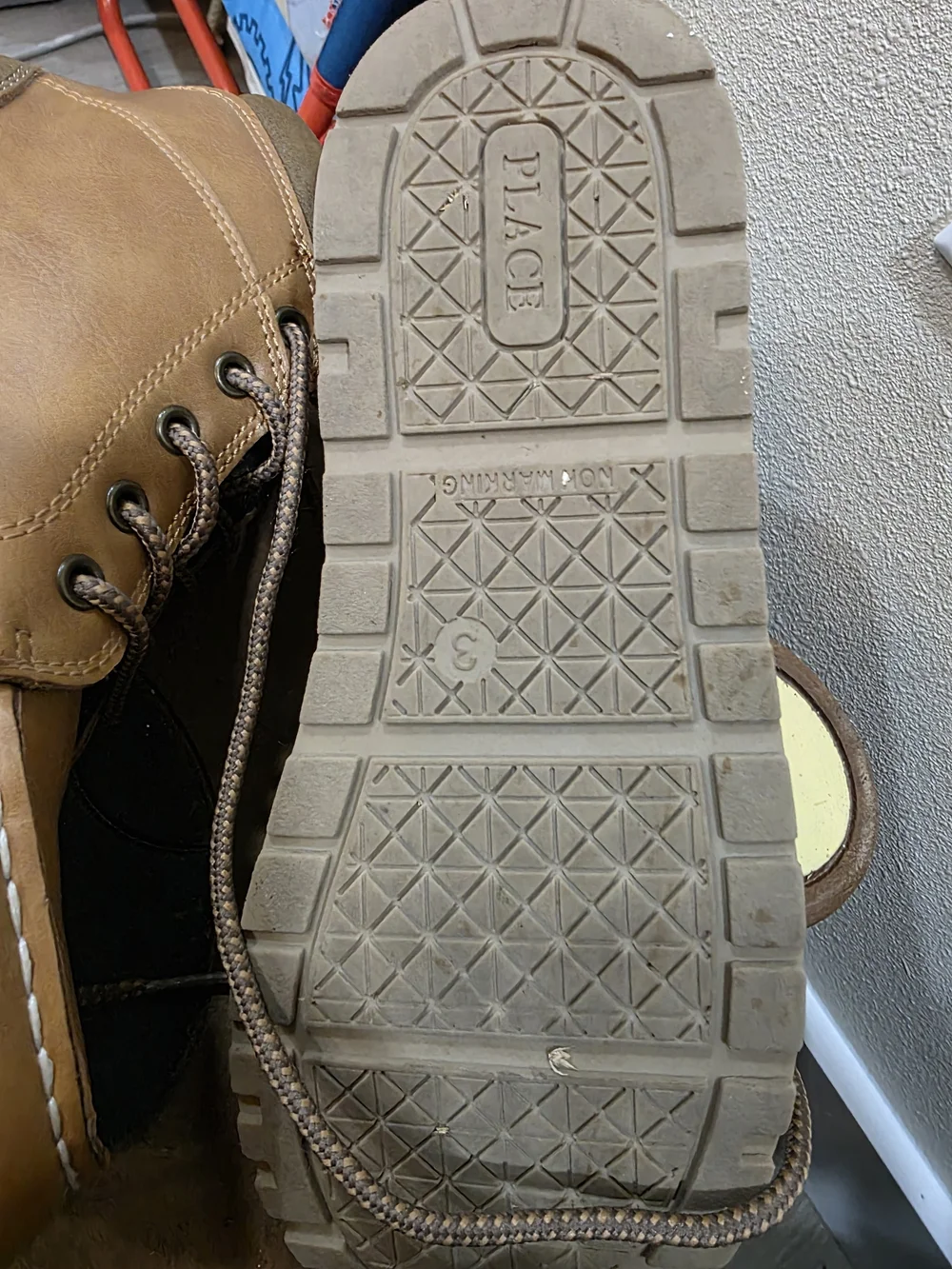 The Children's Place Brown Lace-Up Kids Boots